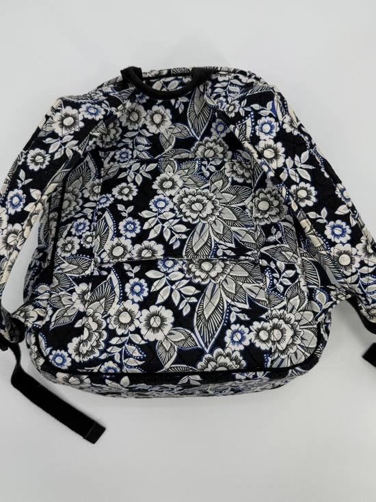 Vera Bradley Midnight Blues Campus Backpack & Crossbody Wallet School Set 2pc